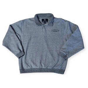 Breckenridge Colorado CO Gray Embroidered Sweatshirt Pullover Alpine Cotton-Sz L